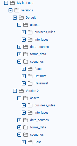 App Version Structure