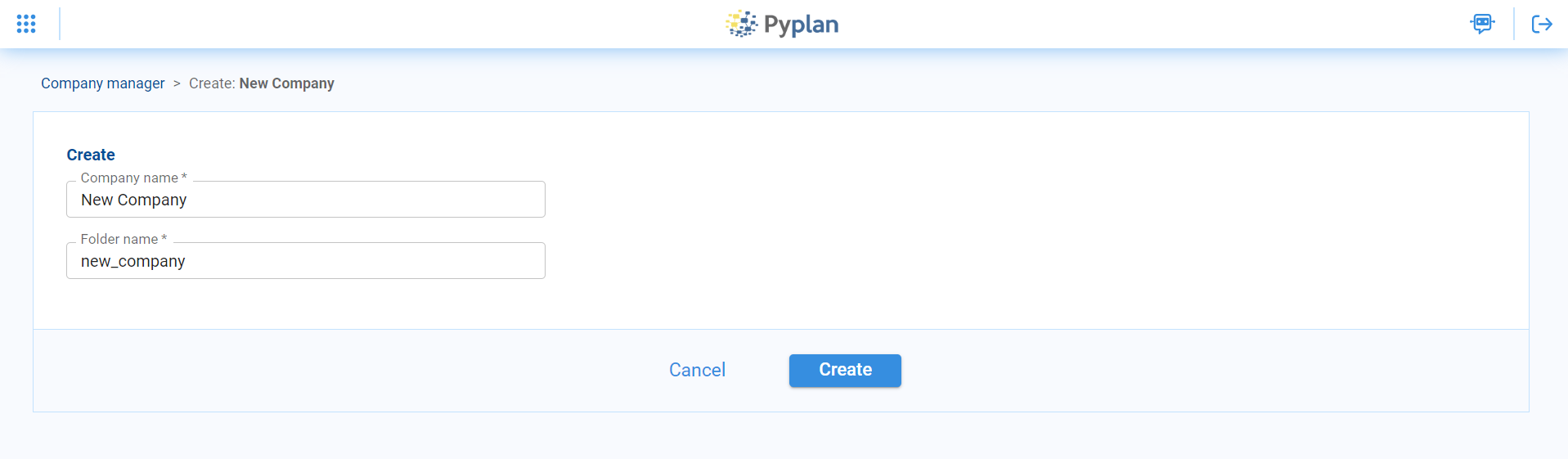 Company Creation