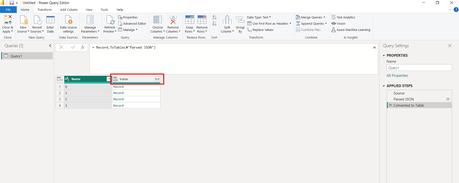 Expand Data - Step 1