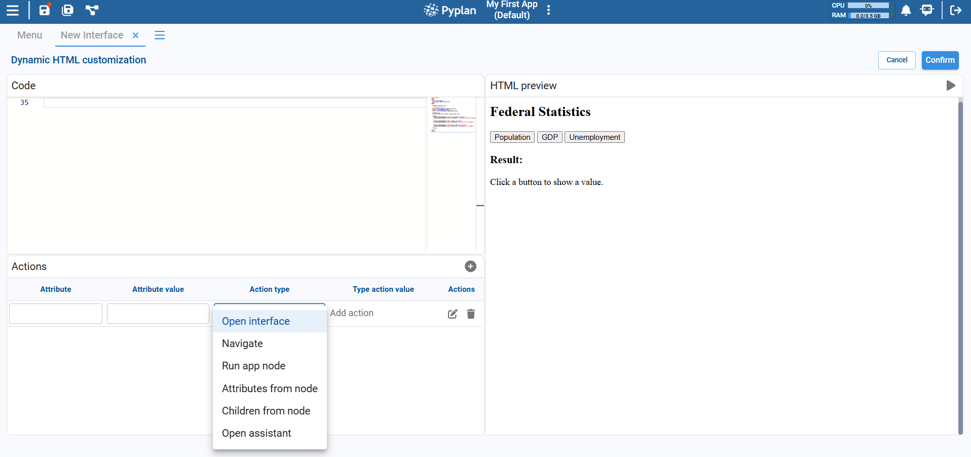 Dynamic HTML Component