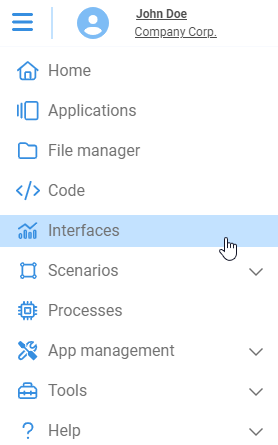 Interface Links Option