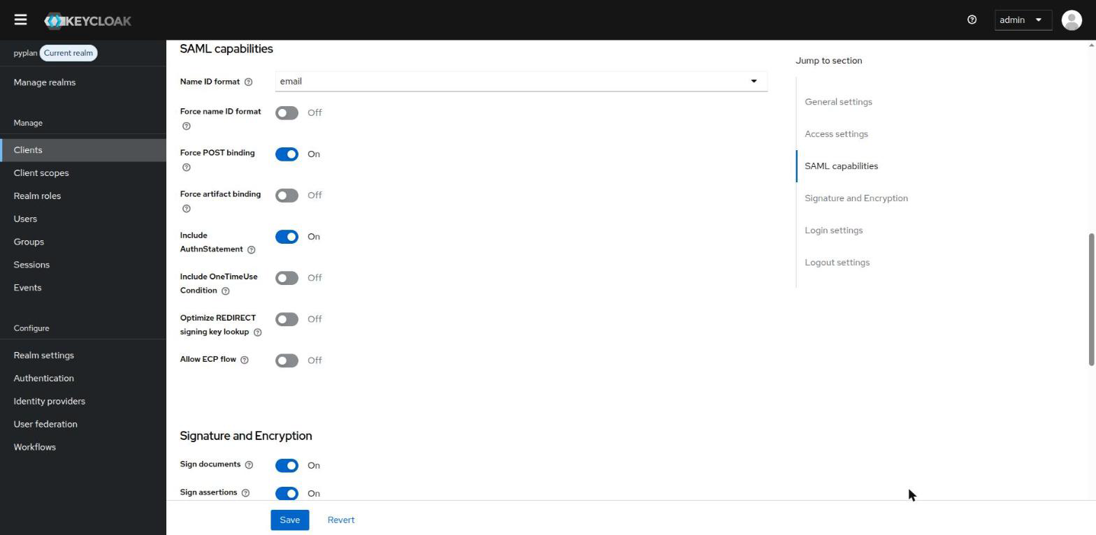 SAML capabilities