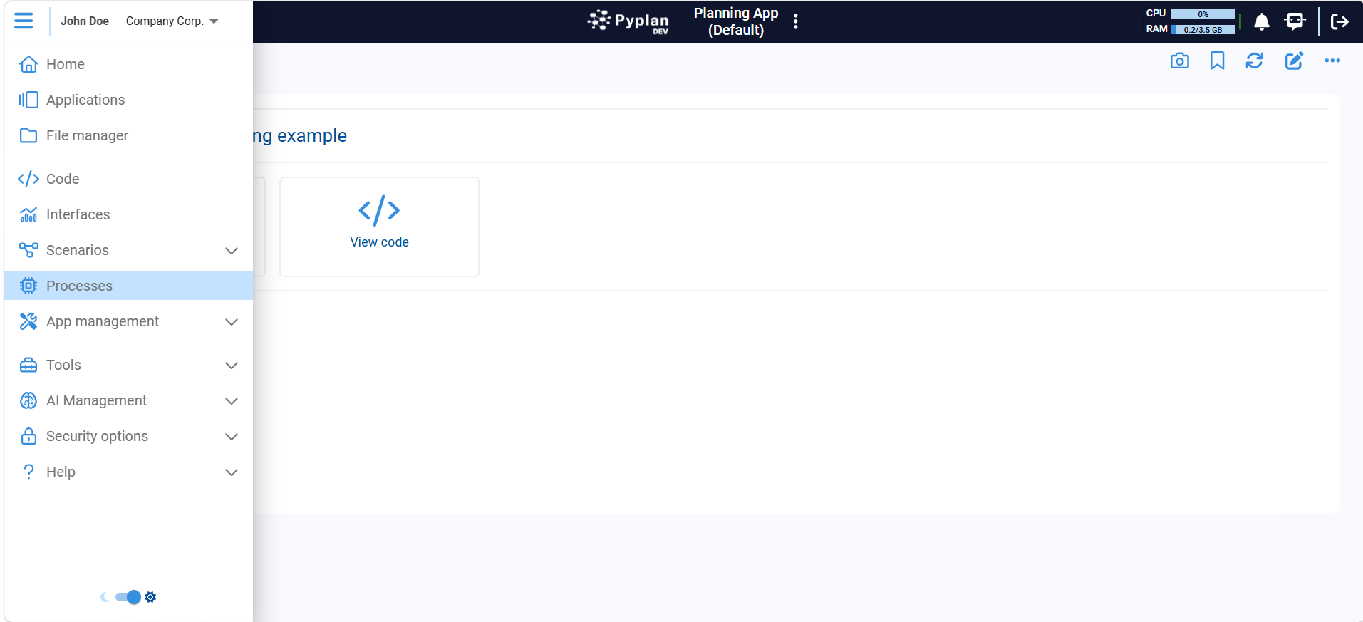 Open Processes