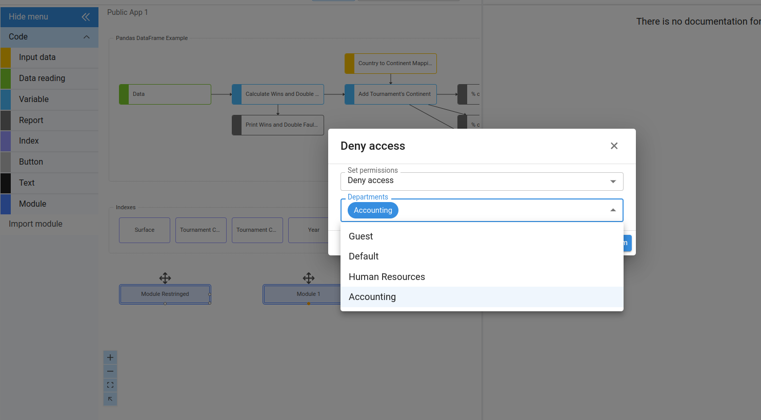 Module Modal
