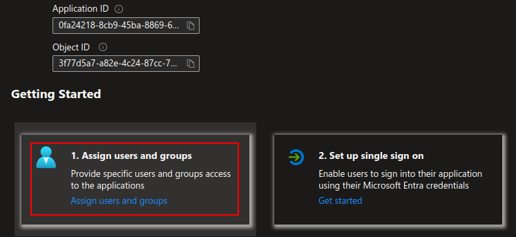 Assign users and groups