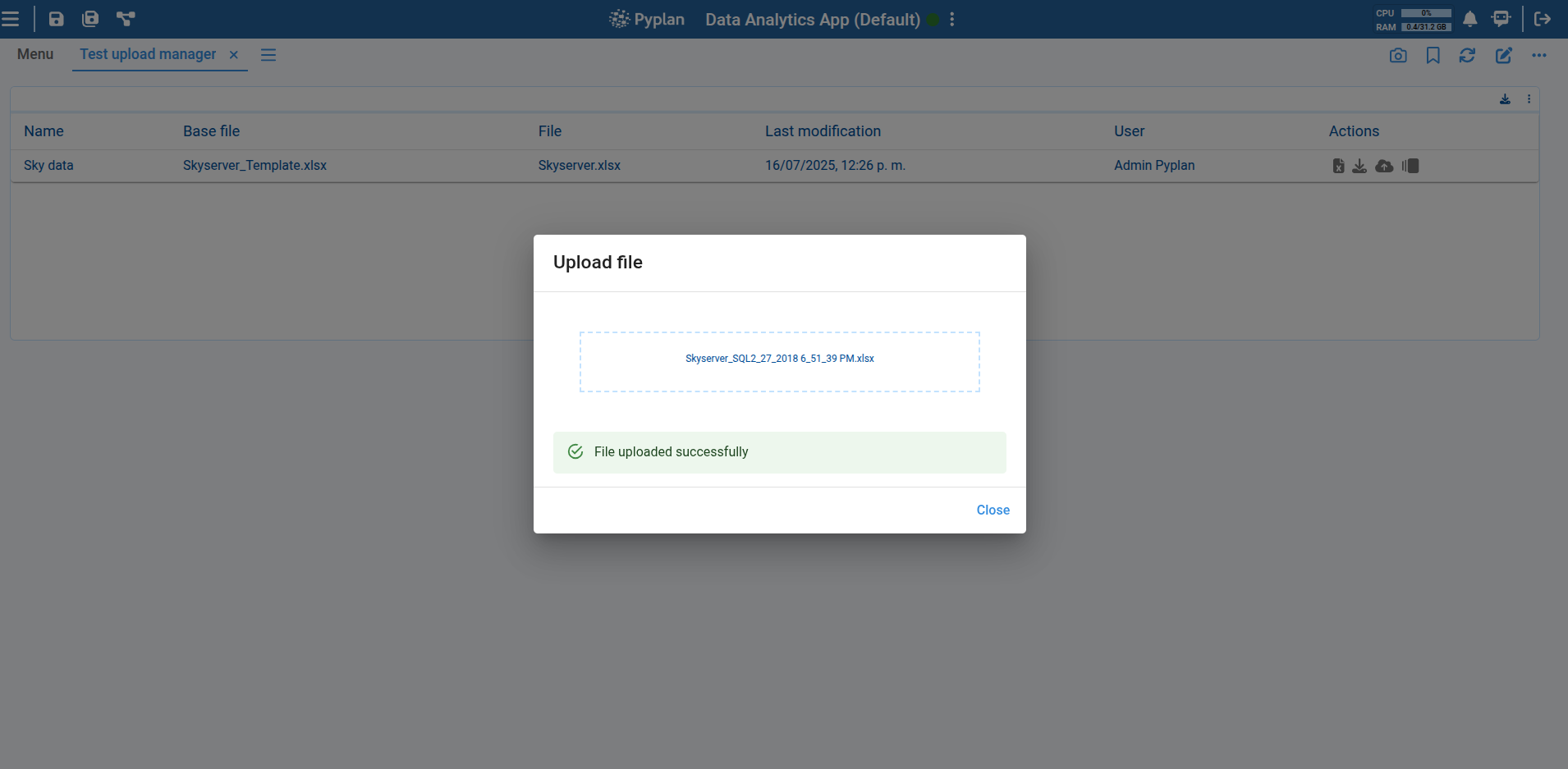 Upload Manager Upload 4