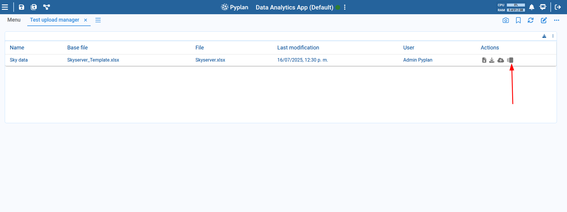 Upload Manager History 1