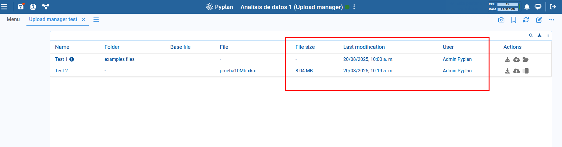 Upload Manager Updated