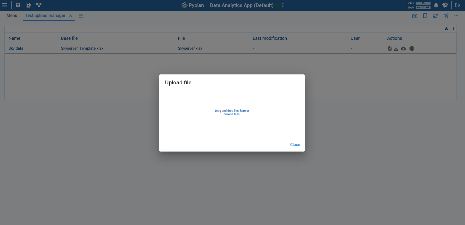 Upload Manager Upload 2