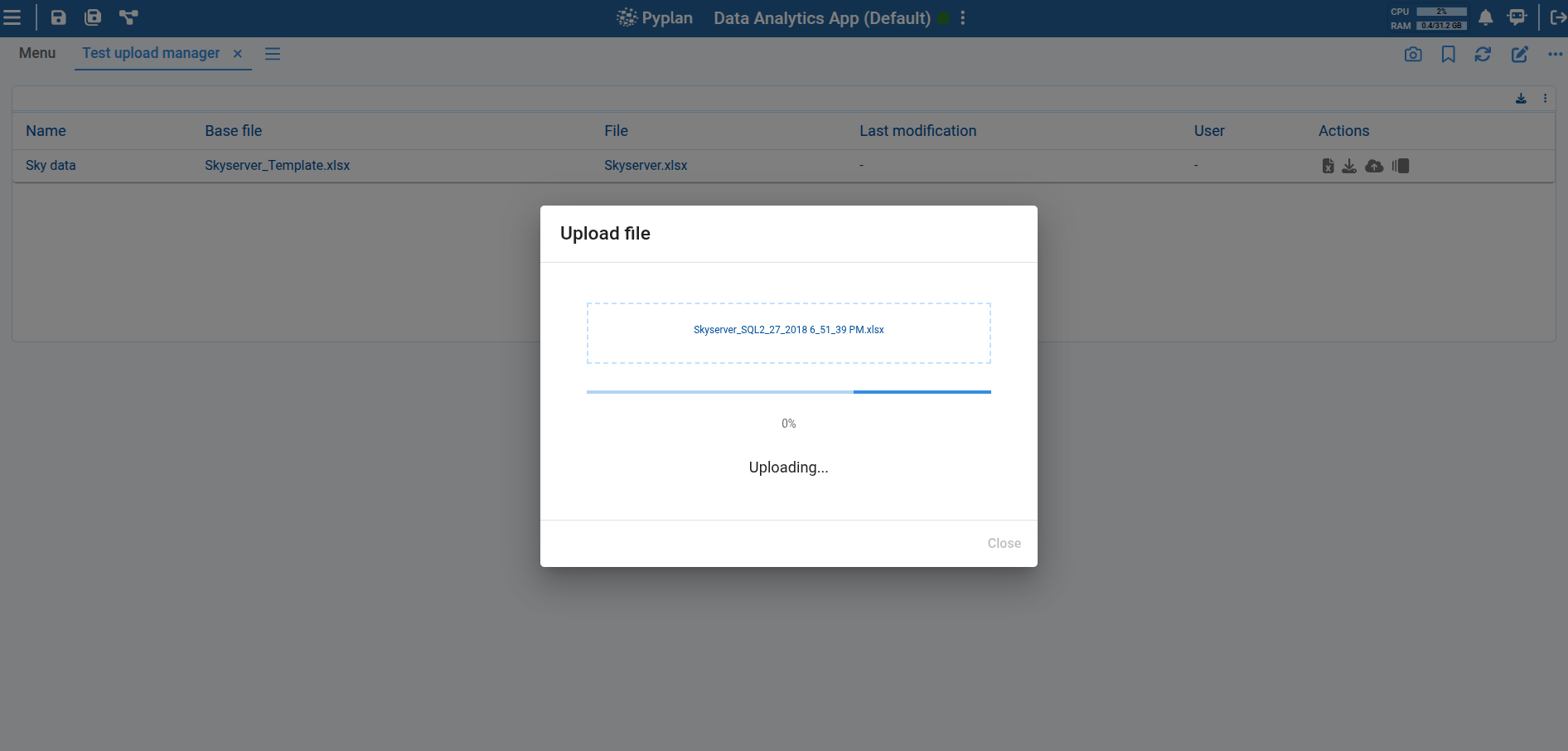 Upload Manager Upload 3