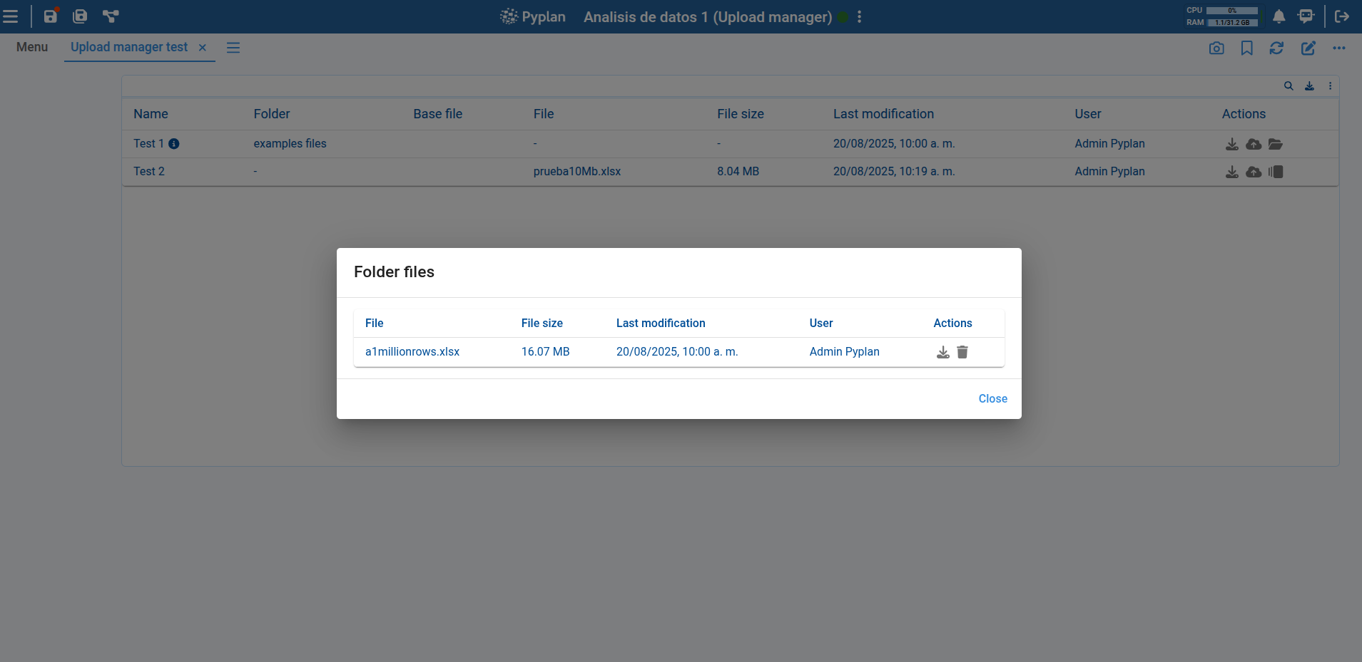 Upload Manager Folder 2
